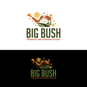 Big Bush Trimming and Mowing  Kitimat | Logo Design by brand maker