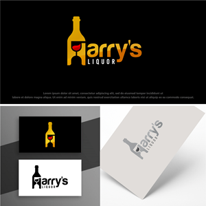 Logo Design by Revolt Team for Harry's Liquor | Design #29048440