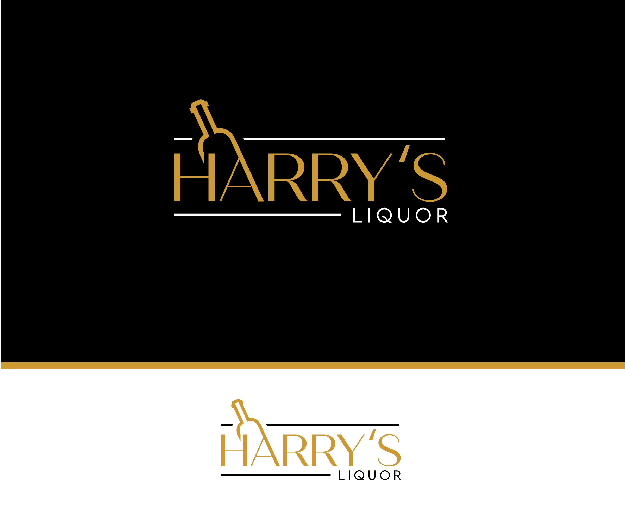Logo Design by ecorokerz for Harry's Liquor | Design #29049163
