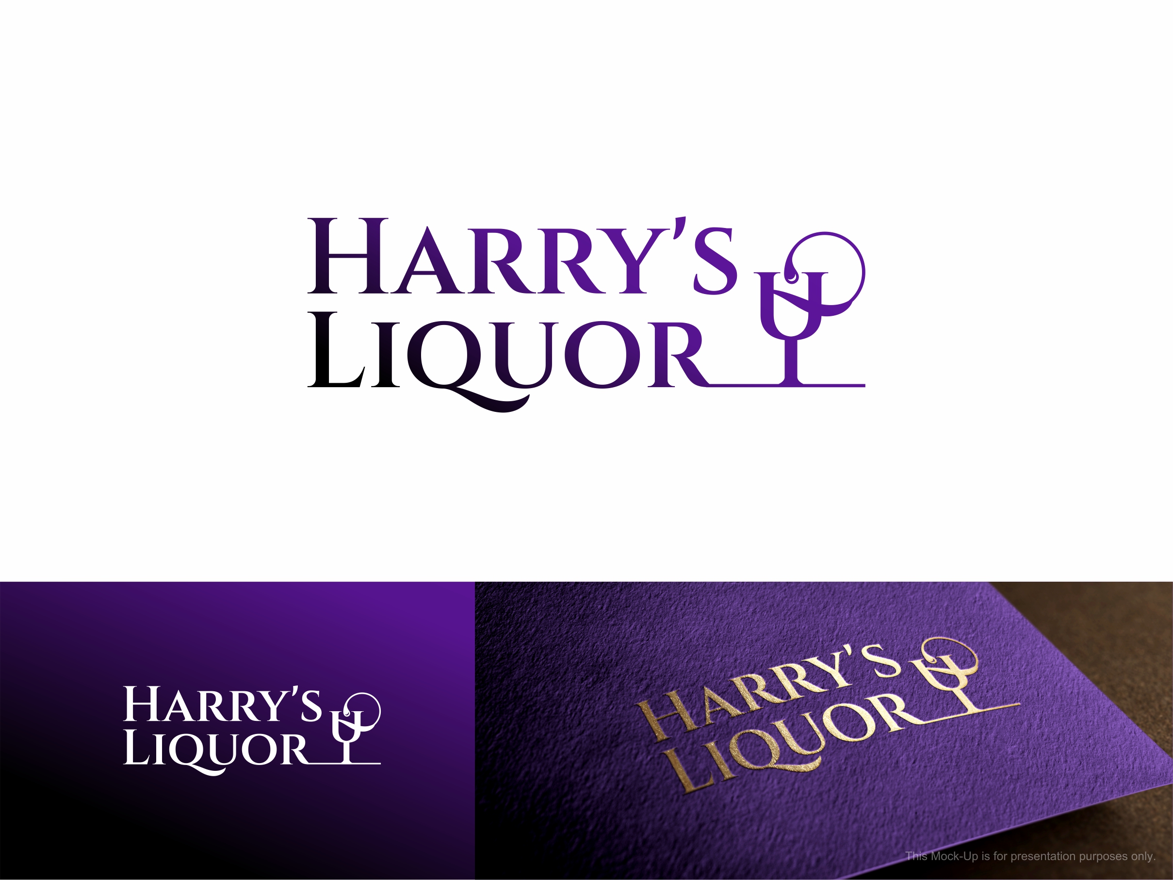 Logo Design by Olesya K for Harry's Liquor | Design #29076063