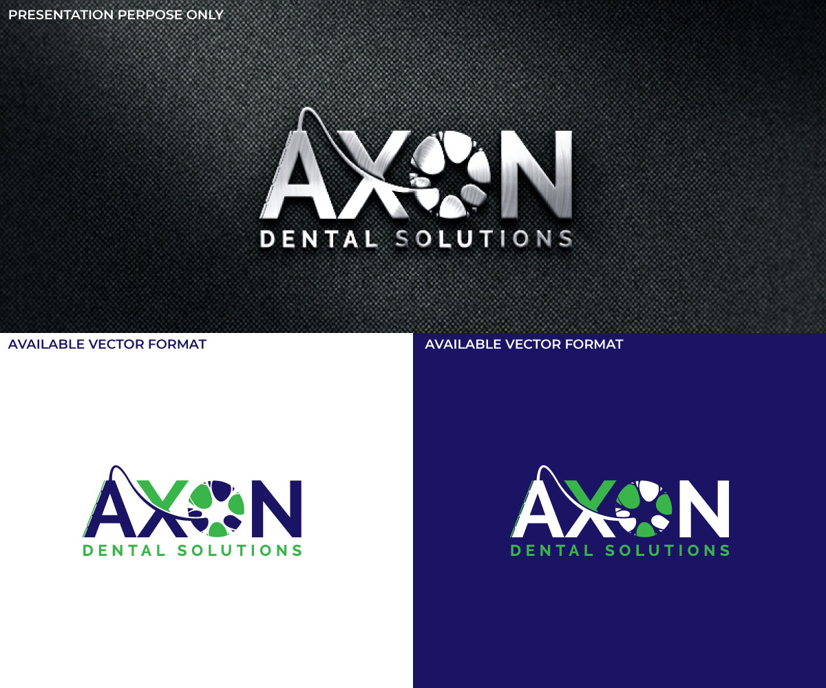 Logo Design by RS_Design for Axon Dental Solutions | Design #29056356