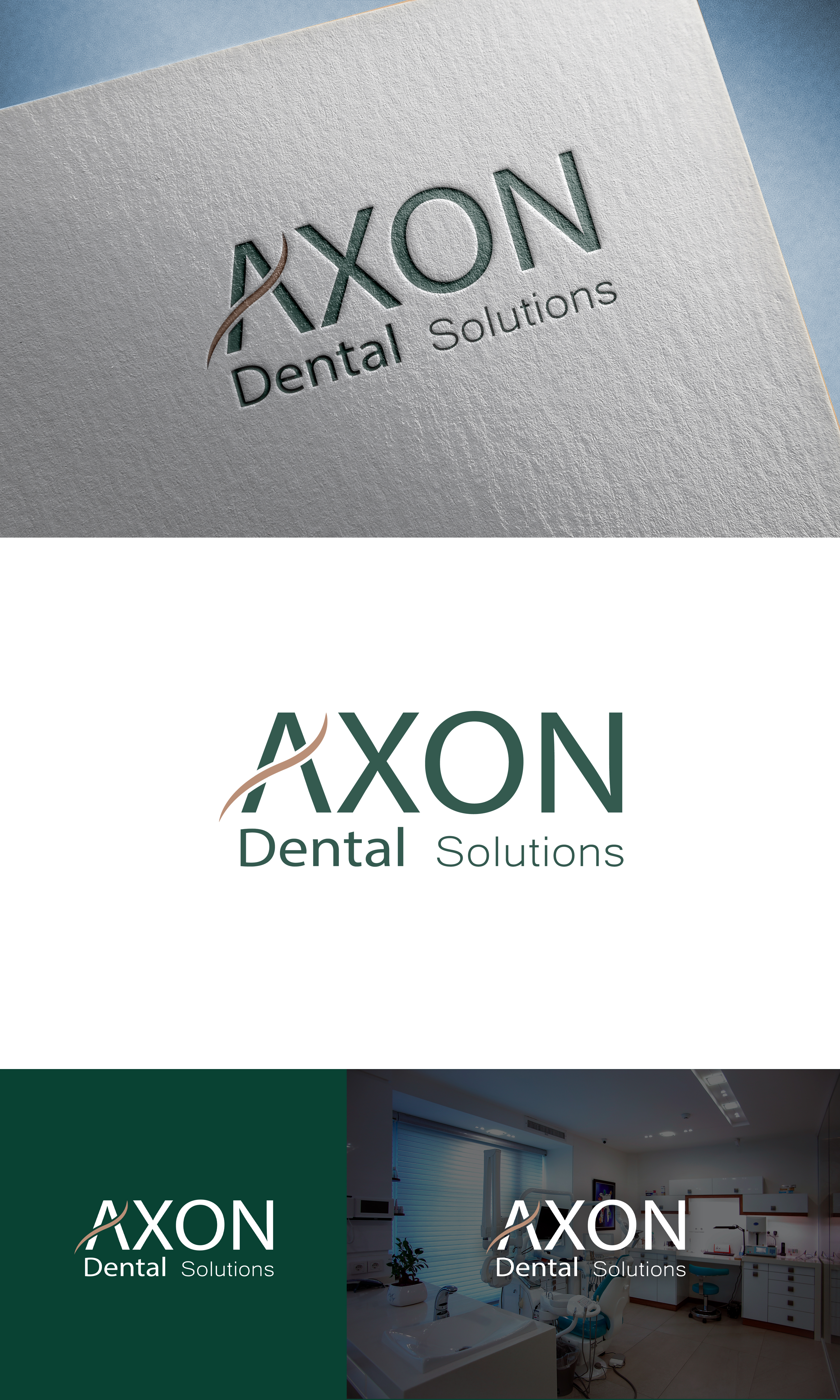 Logo Design by ELAMANTS for Axon Dental Solutions | Design #29086559