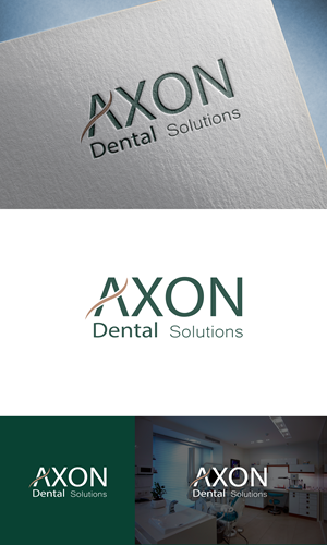 Logo-Design von ELAMANTS für Axon Dental Solutions | Design #29086559