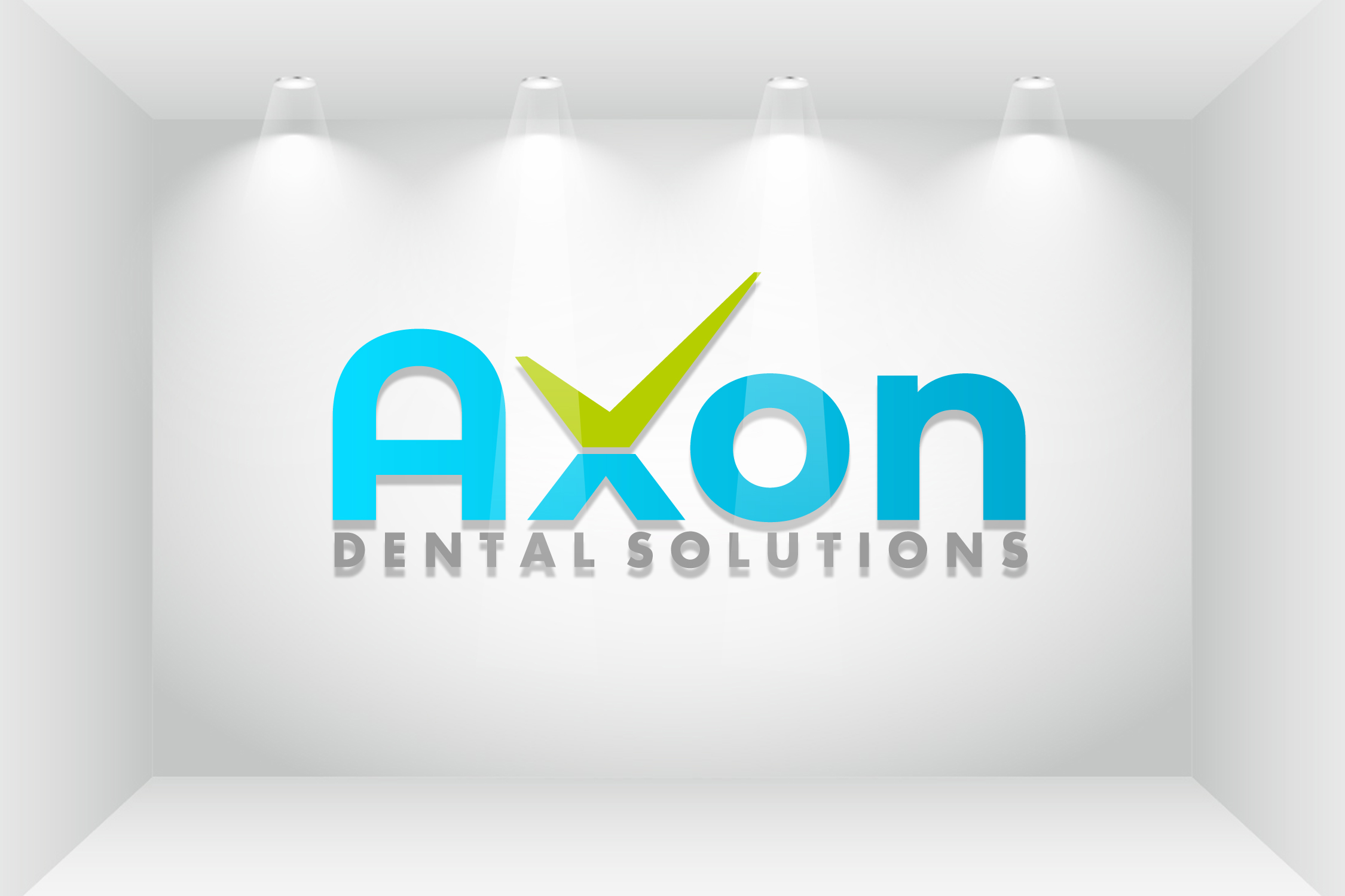 Logo Design by R.Bello for Axon Dental Solutions | Design #29087214