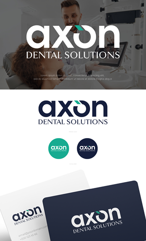 Logo-Design von Asya Logo für Axon Dental Solutions | Design #29081145