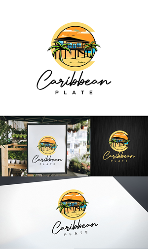 Caribbean Plate  | Logo Design by ZeneFashions