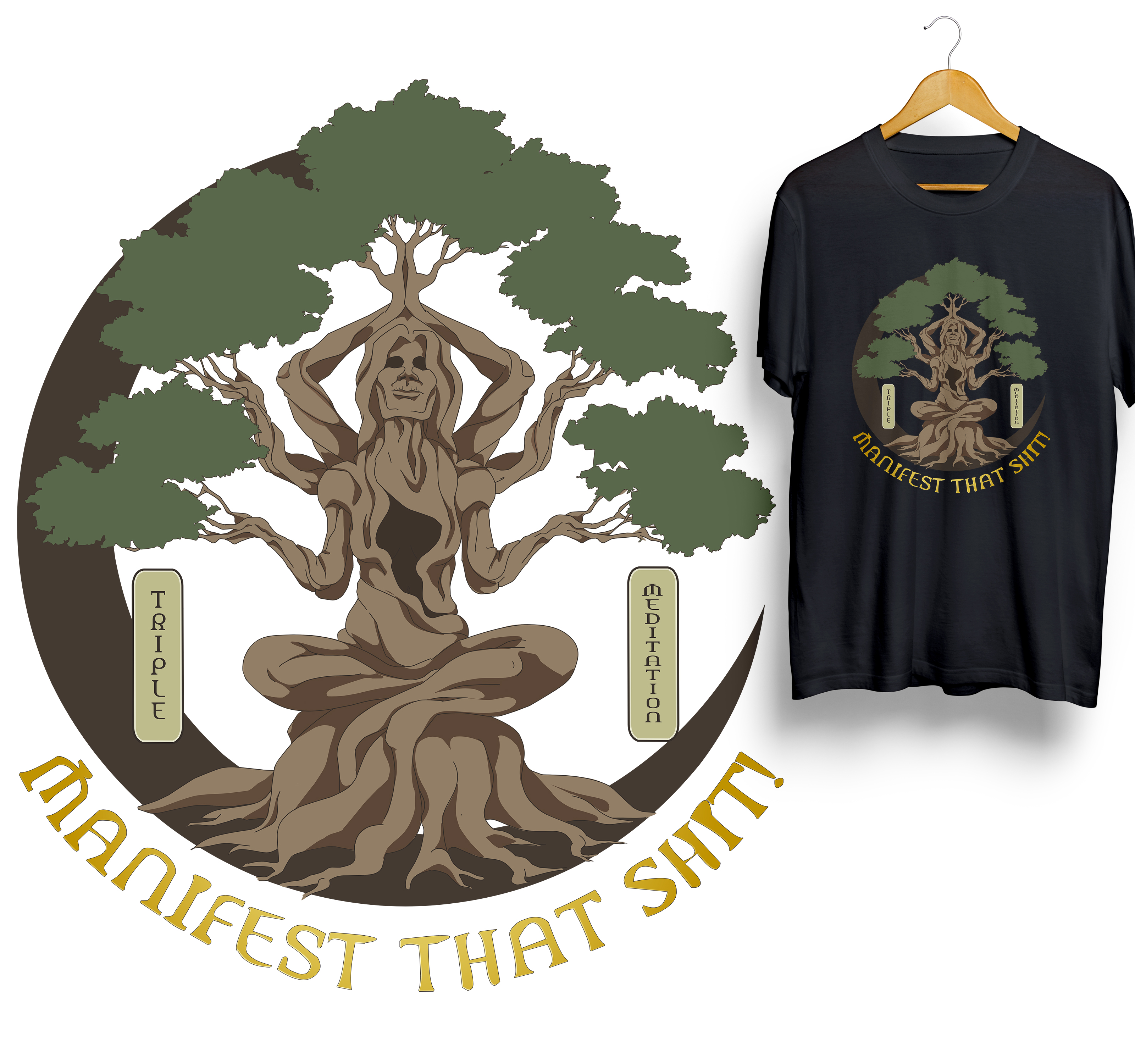 T-shirt Design by iqbalyozanda for The Manifestation Source | Design #29060499