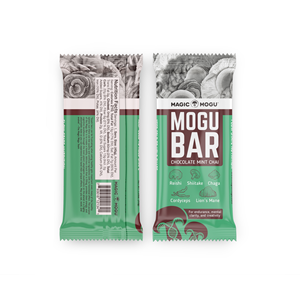 Packaging for the Mogu Bar, functional mushrooms | Packaging Design by RenCan