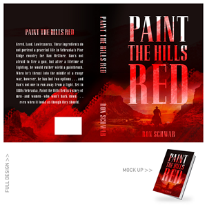 Book cover for bestselling Western author | Diseño de portada de libro por kucingbalap
