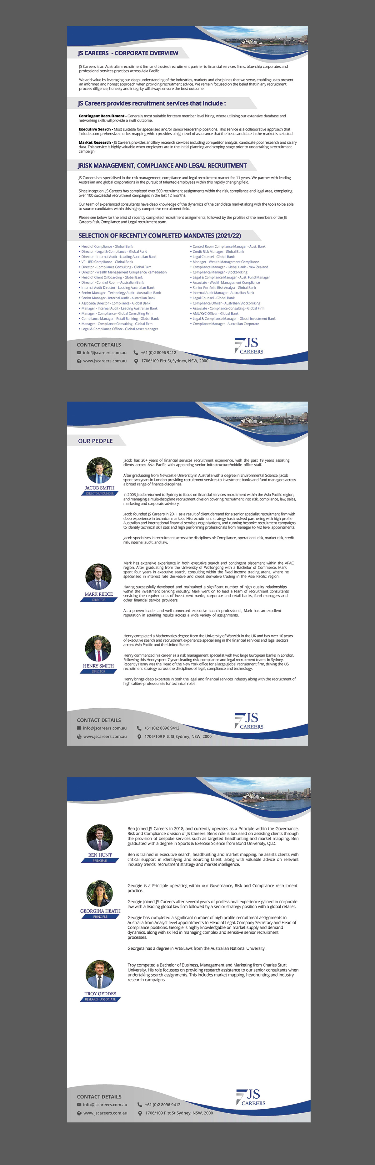 Flyer Design by **Rose** for JS Careers | Design #29054501