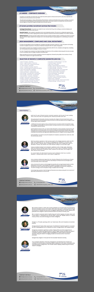 Flyer Design by **Rose** for JS Careers | Design: #29054501