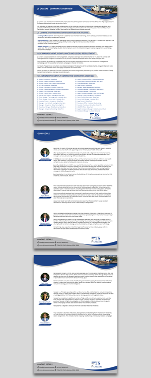 Flyer Design by Sun Creative for JS Careers | Design: #29054489