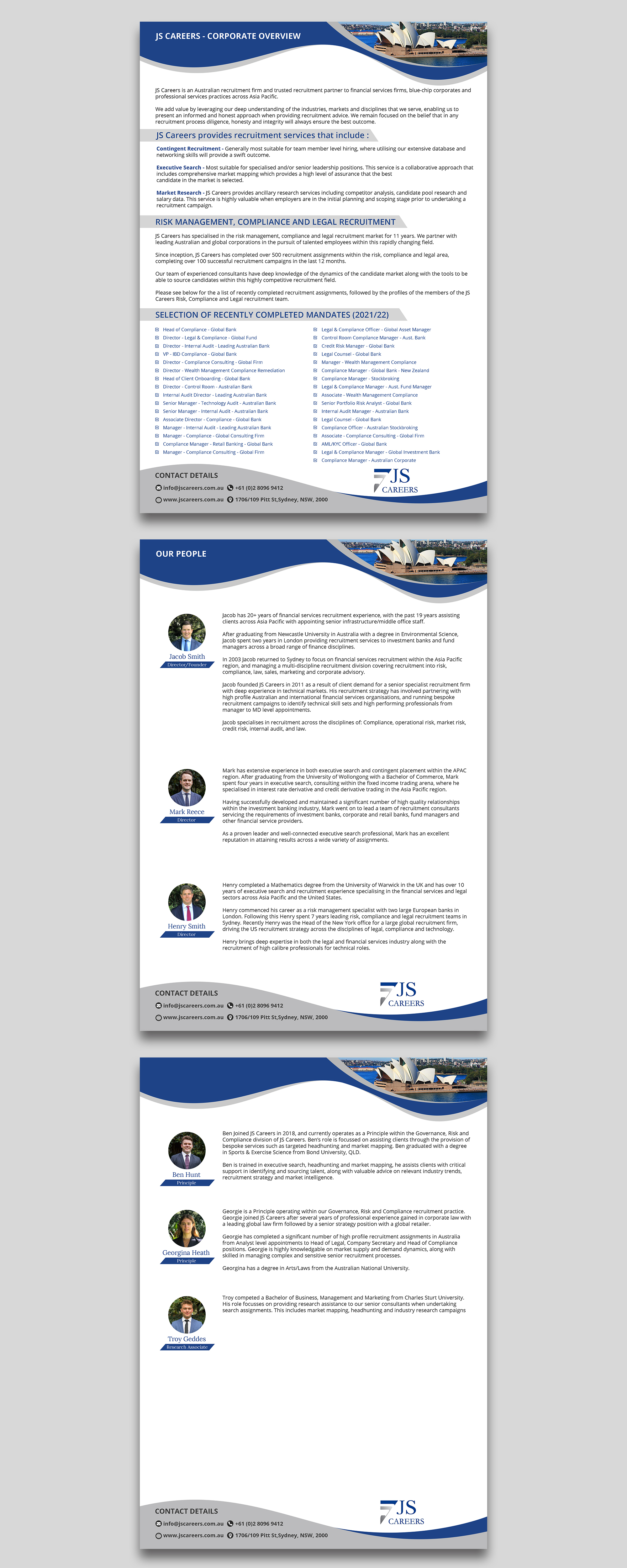 Flyer Design by Sun Creative for JS Careers | Design #29058959