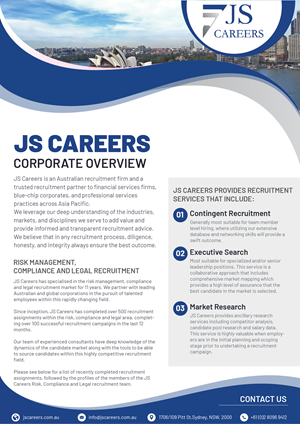Flyer-Design von designgreen für JS Careers | Design: #29062781