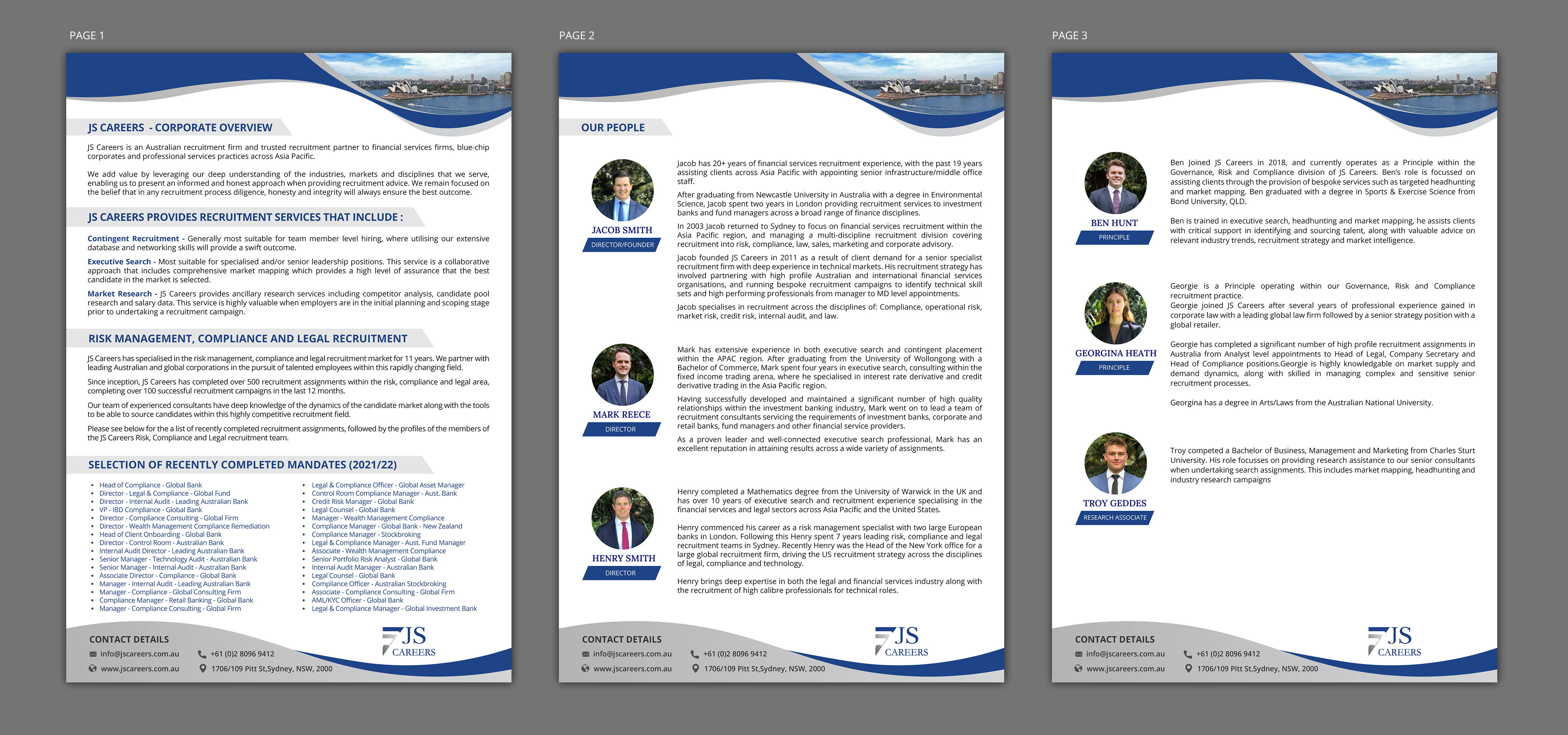 Flyer Design by ARTOGRAPHY for JS Careers | Design #29058173