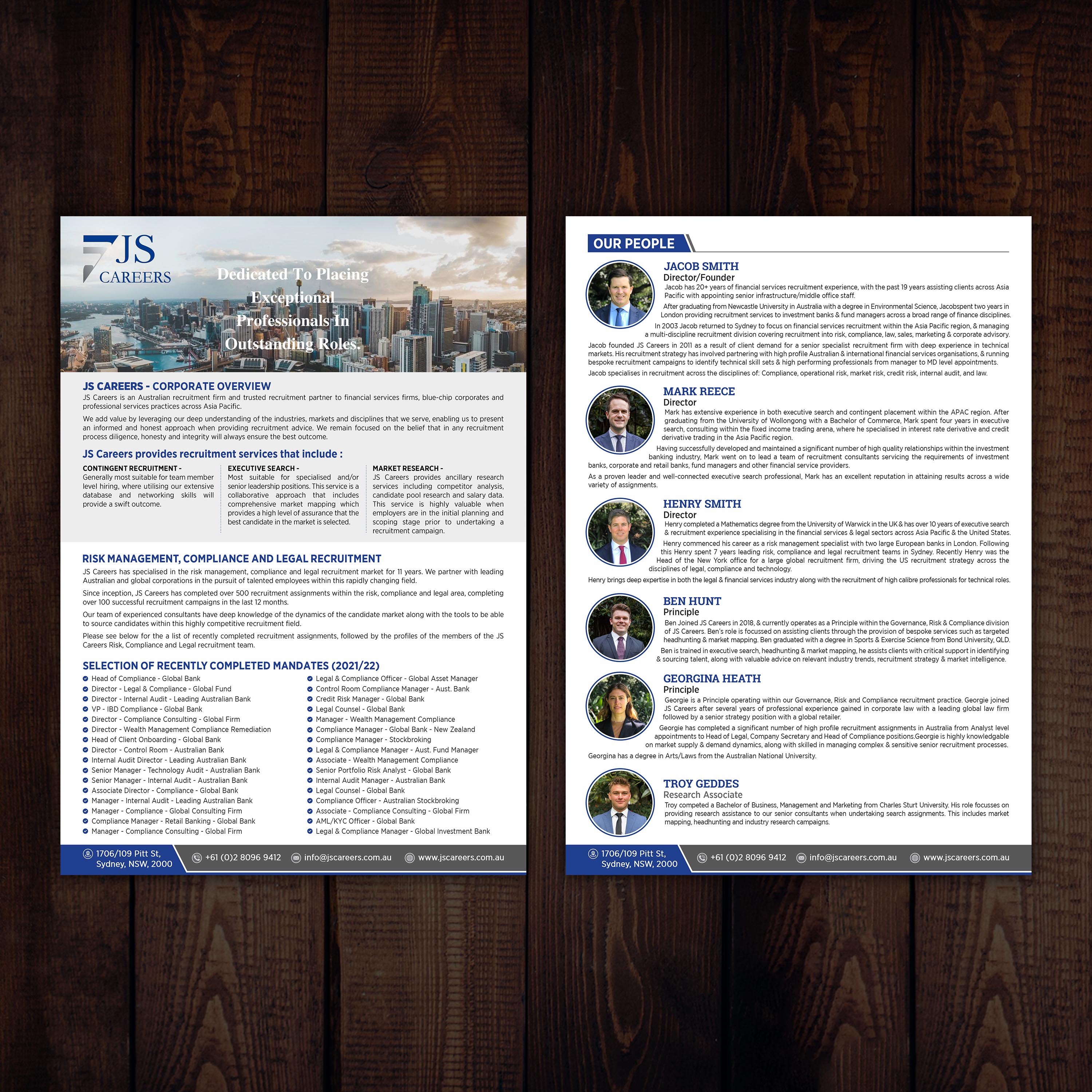 Flyer Design by GraphicsGuru for JS Careers | Design #29070599