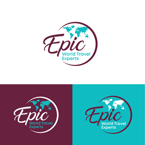 Logo Design by SF Creative for Epic World Travel Experts | Design: #29058831