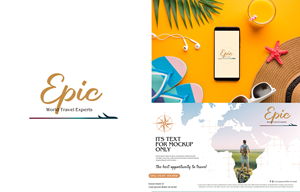 Logo Design by yganess for Epic World Travel Experts | Design: #29059621