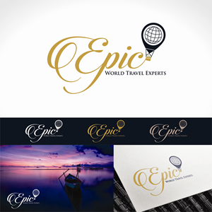 Logo-Design von Nicolene Barnard für Epic World Travel Experts | Design: #29066434