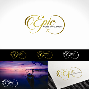 Logo Design by Nicolene Barnard for Epic World Travel Experts | Design #29089972