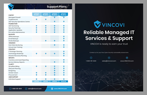 Flyer Design by Mikai!13 for VINCOVI Technology Solutions Inc | Design: #29140000