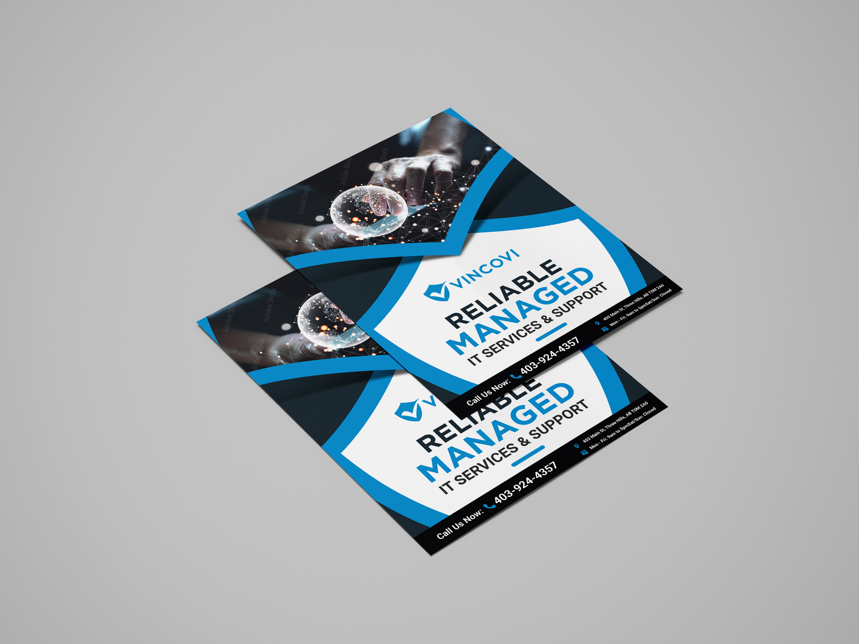 Flyer Design by Design Motion for VINCOVI Technology Solutions Inc | Design #29062736