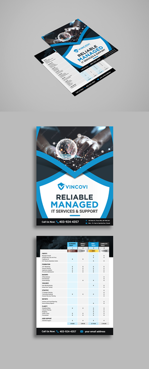 Flyer Design by Design Motion for VINCOVI Technology Solutions Inc | Design: #29066337