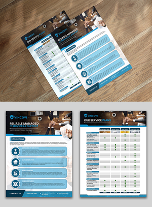 Flyer Design by debdesign for VINCOVI Technology Solutions Inc | Design: #29061744
