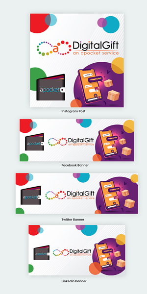 Need FaceBook, Linkedin, Instagram, Twitter banners designed | Diseño Gráfico por ZeneFashions