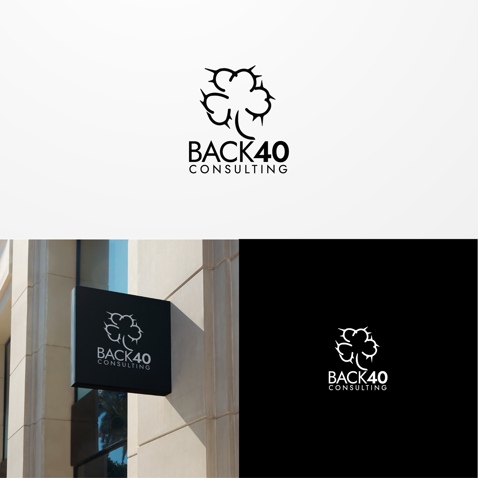 Logo Design by KNRGN for Back 40 Consulting | Design #29083475