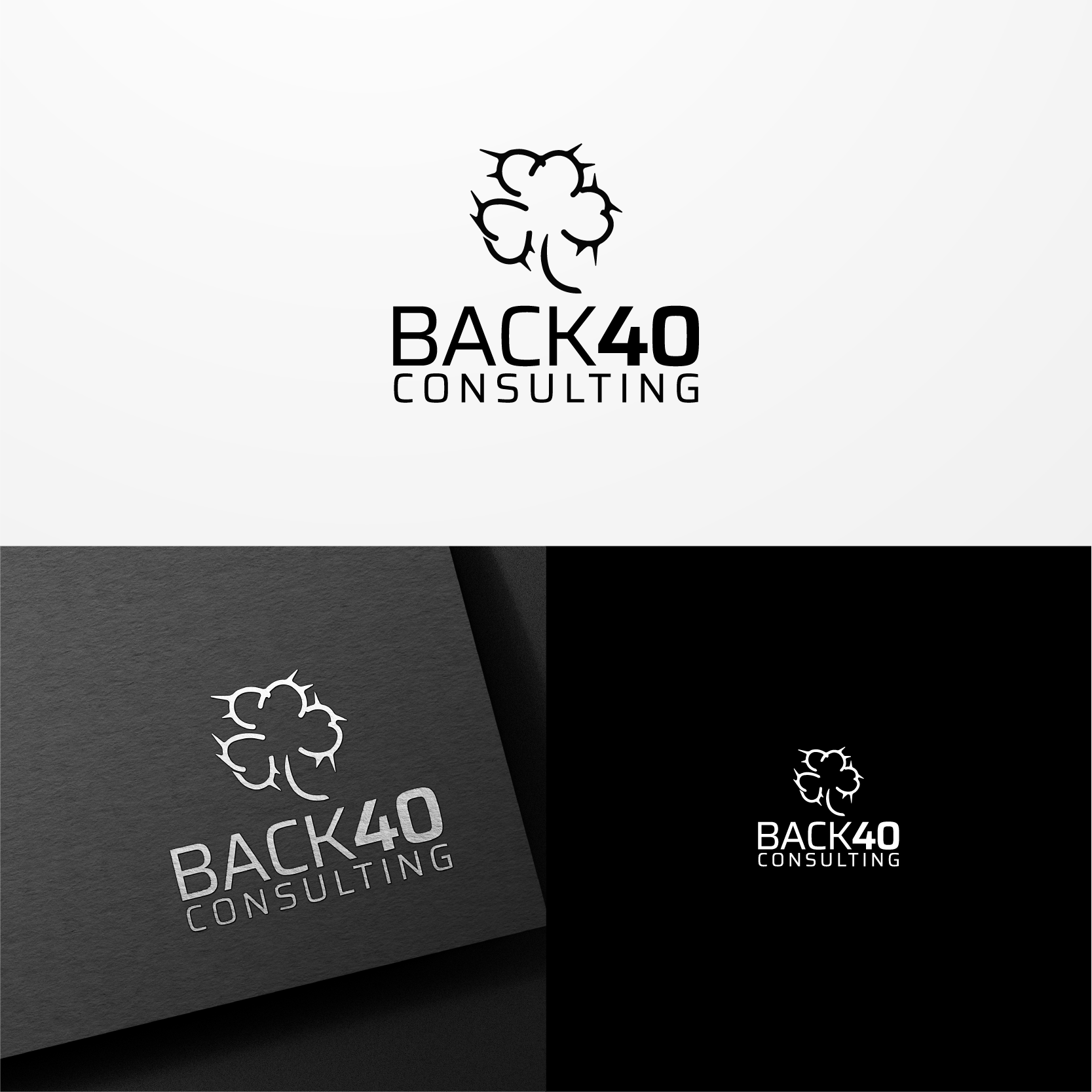Logo Design by KNRGN for Back 40 Consulting | Design #29083657