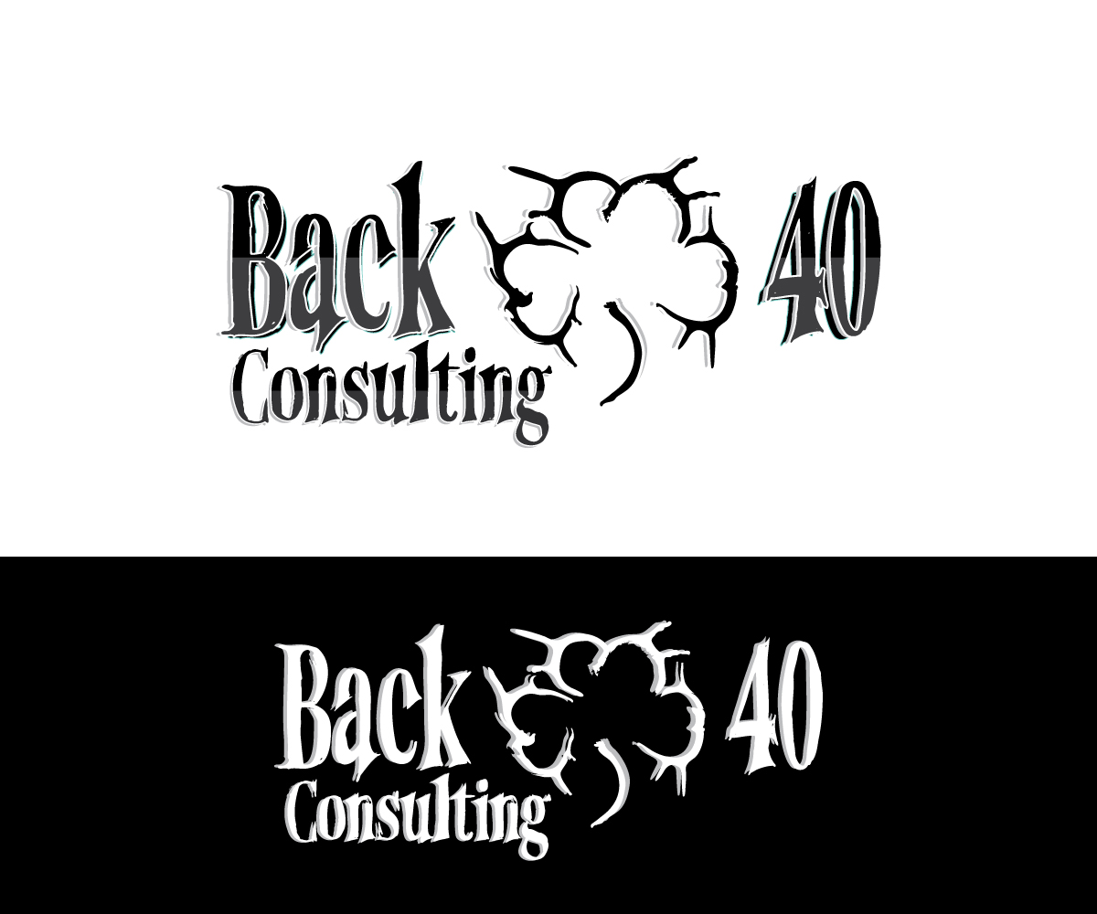 Logo Design by Paint-Tools for Back 40 Consulting | Design #29061852