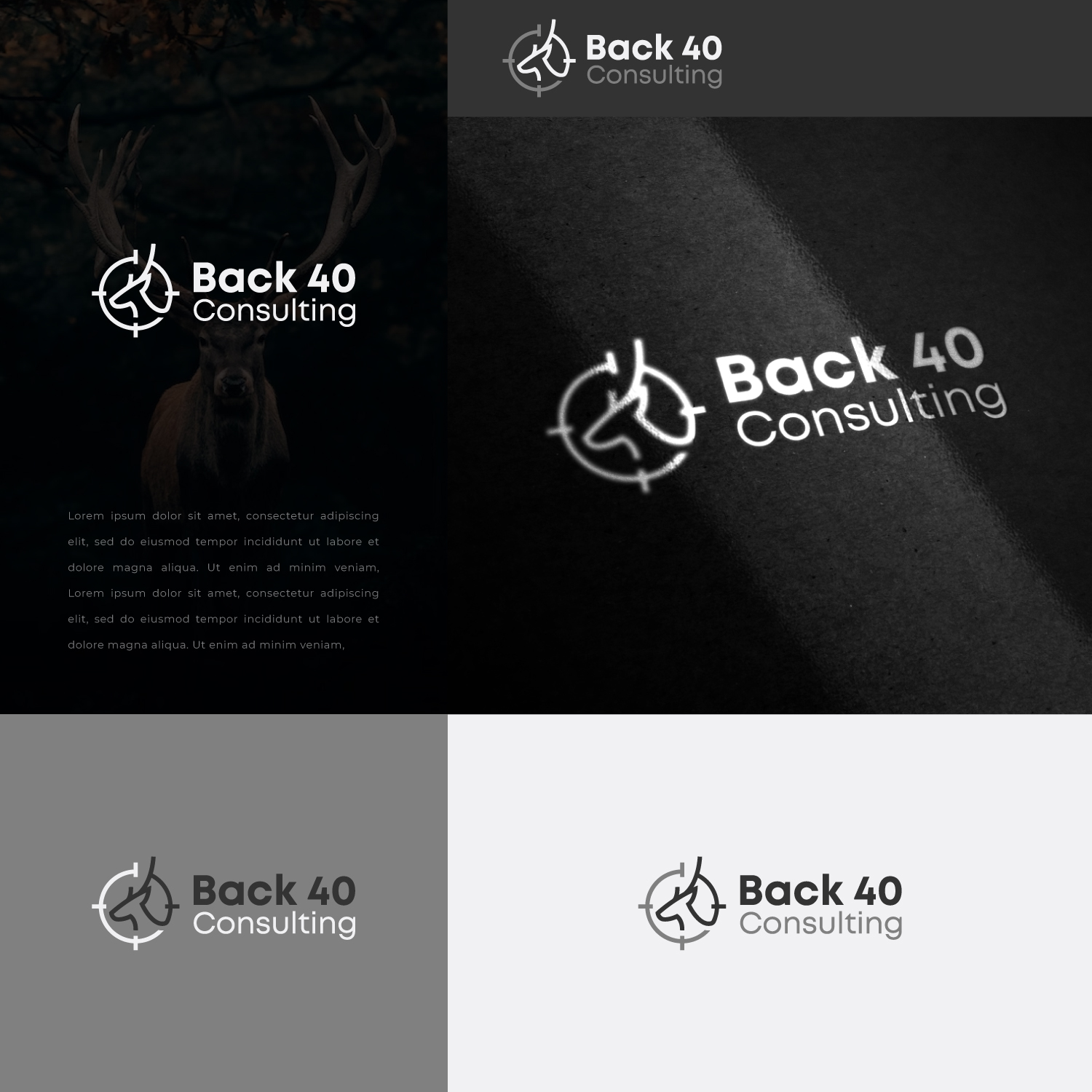 Logo Design by victipedia for Back 40 Consulting | Design #29083627