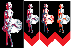 Marilyn Monroe essence | Grafik-Design von Erdie Tadeo