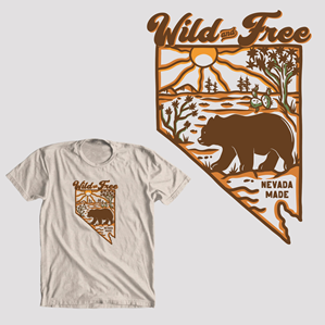 Home Means Nevada Co looking for women's t-shirt designs | Diseño de Camiseta por Artchenn Designs