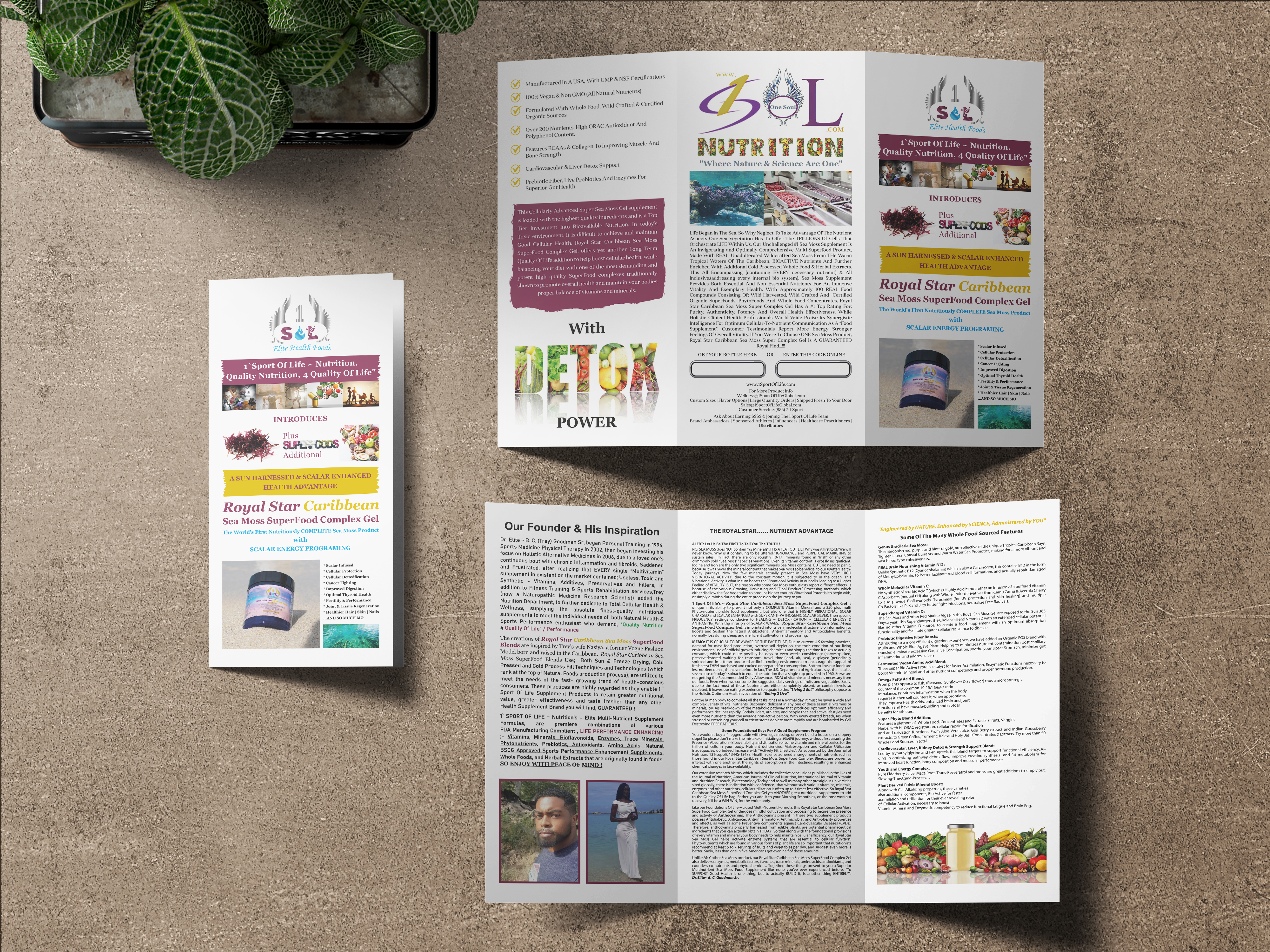 Broschüren-Design von madhushan_one für 1 Sport Of Life Global Inc | Design #29067520