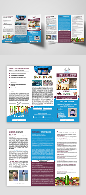 Broschüren-Design von debdesign für 1 Sport Of Life Global Inc | Design: #29088590