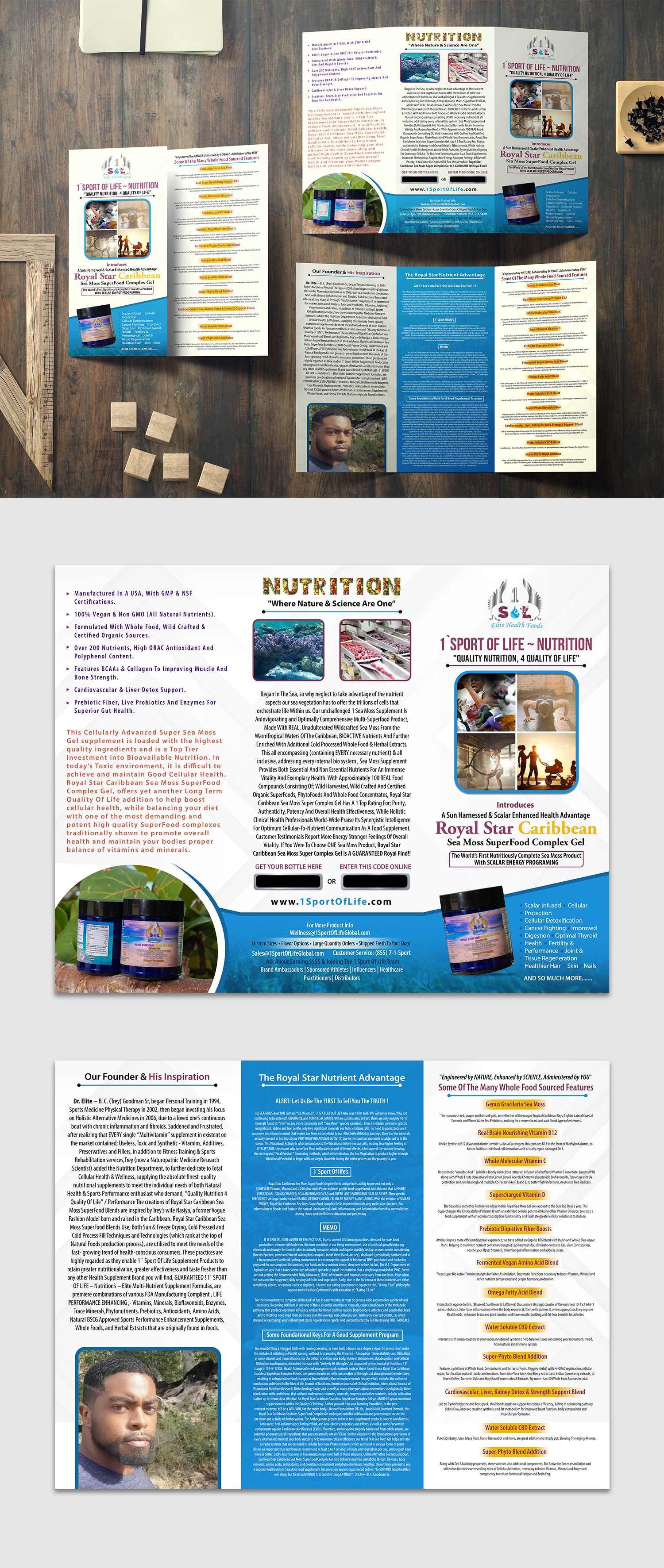 Broschüren-Design von debdesign für 1 Sport Of Life Global Inc | Design #29088591