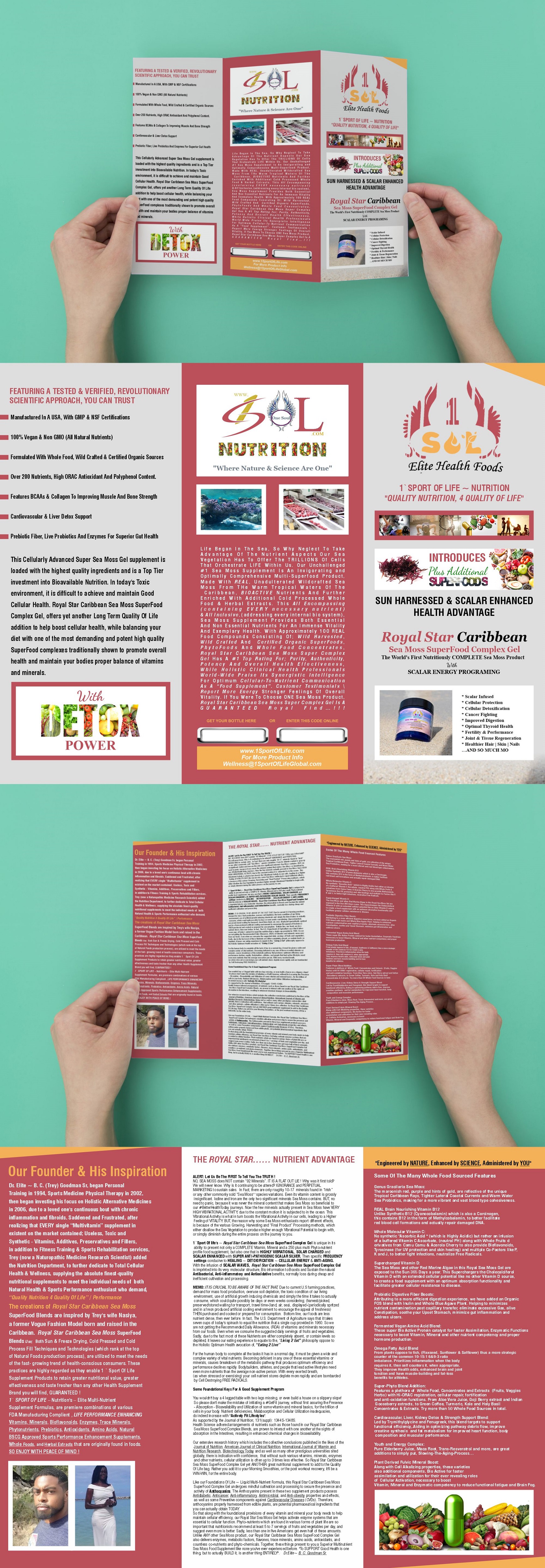 Brochure Design by 3Guys for 1 Sport Of Life Global Inc | Design #29065812