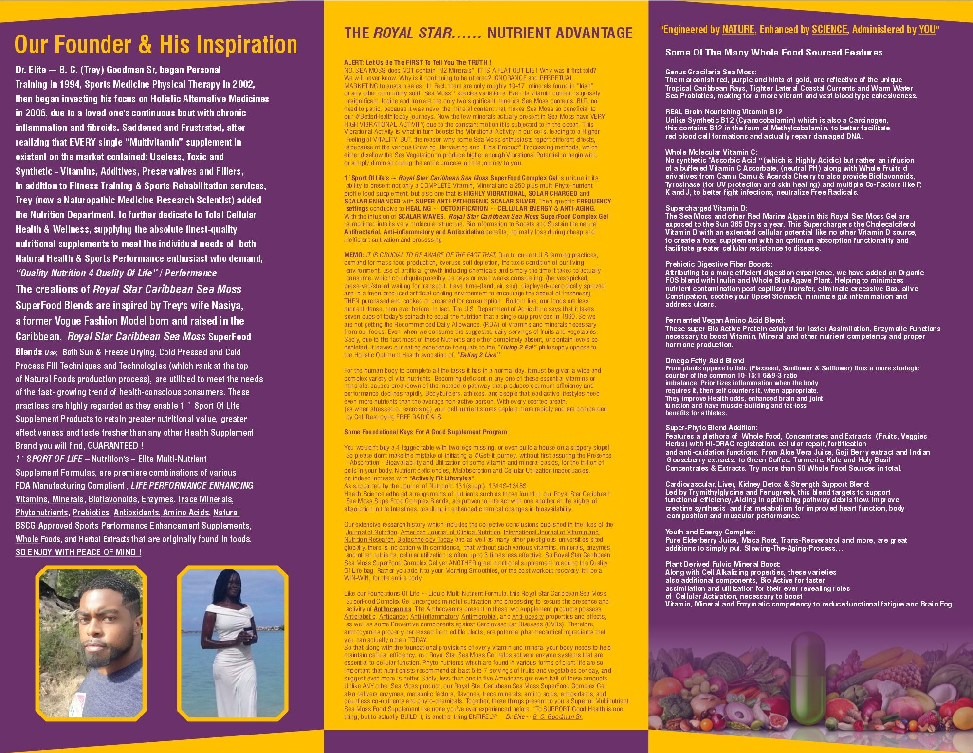 Brochure Design by 3Guys for 1 Sport Of Life Global Inc | Design #29067775