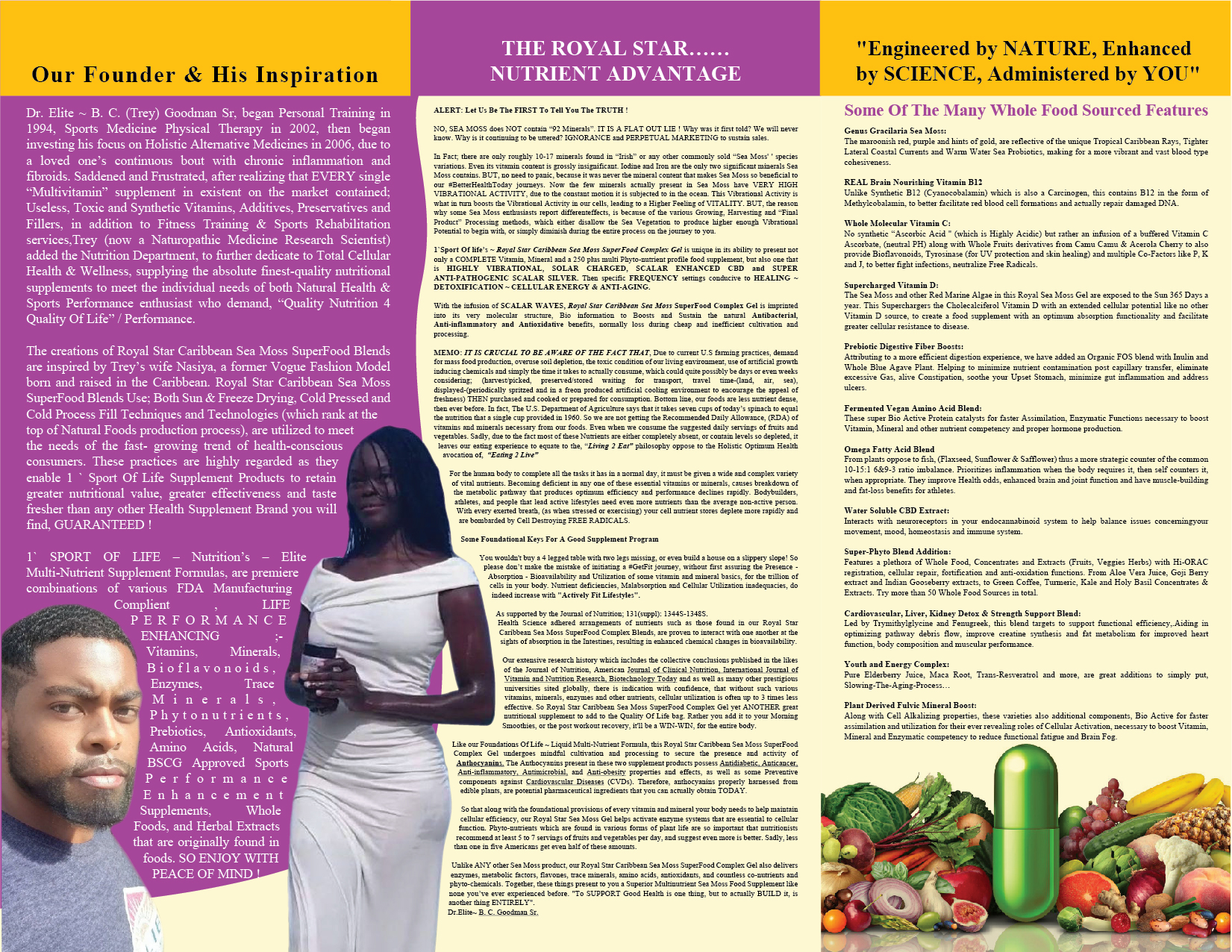 Brochure Design by 3Guys for 1 Sport Of Life Global Inc | Design #29067864