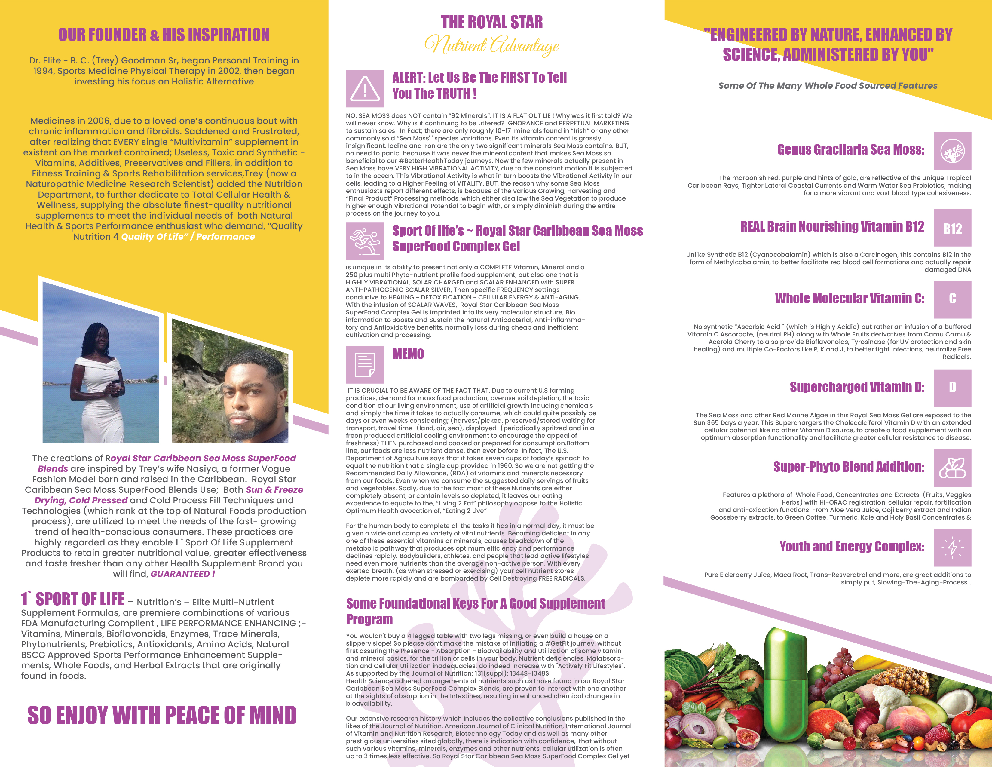 Brochure Design by 3Guys for 1 Sport Of Life Global Inc | Design #29068430