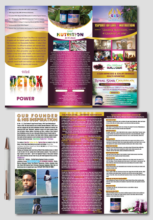 Broschüren-Design von TSU Creations für 1 Sport Of Life Global Inc | Design: #29077639