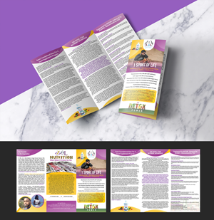 Broschüren-Design von Maxo-Biz für 1 Sport Of Life Global Inc | Design: #29066915