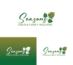 Make the word Seasons in script and larger than the rest of the text | Logo Design by Ellene