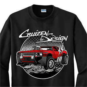 Cruizen By Design Custom Car Shop Shirt Design | T-Shirt-Design von Yakuza20