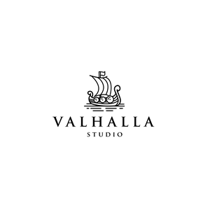 Valhalla Studio | Logo Design by charlygraphics