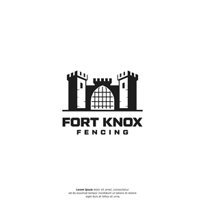 Fort Knox Fencing | Logo Design by Clean Designs 2