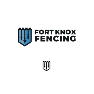 Fort Knox Fencing | Logo Design by borzoid