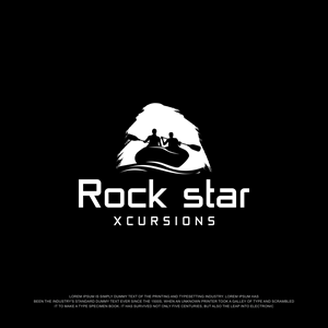 Rock star Xcursions or an abbreviation of the name | Logo Design by fly  design